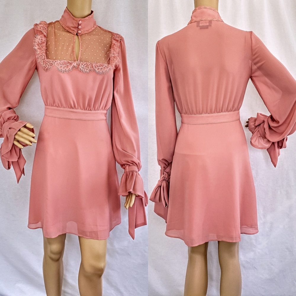🔥NastyGal pink dress